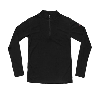 BREEZE MERINO 150 ZIP NECK WMN