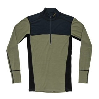 LAUPAREN MERINO 190 ZIP NECK MAN