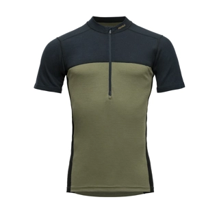 LAUPAREN MERINO 190 ZIP TEE MAN