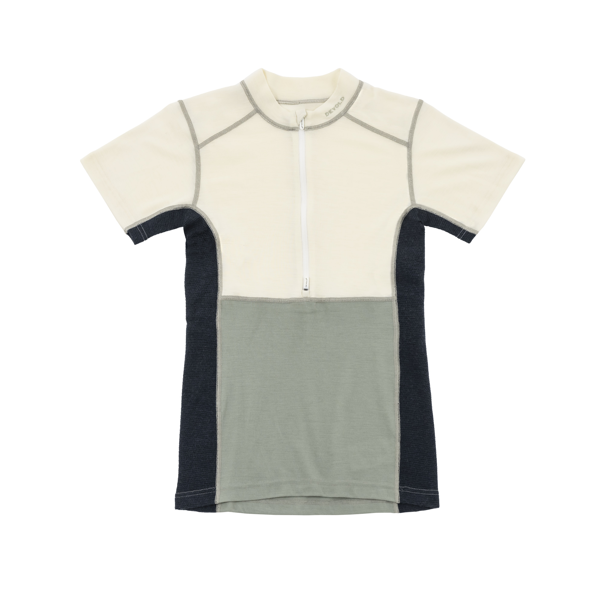  LAUPAREN MERINO 190 ZIP TEE WMN