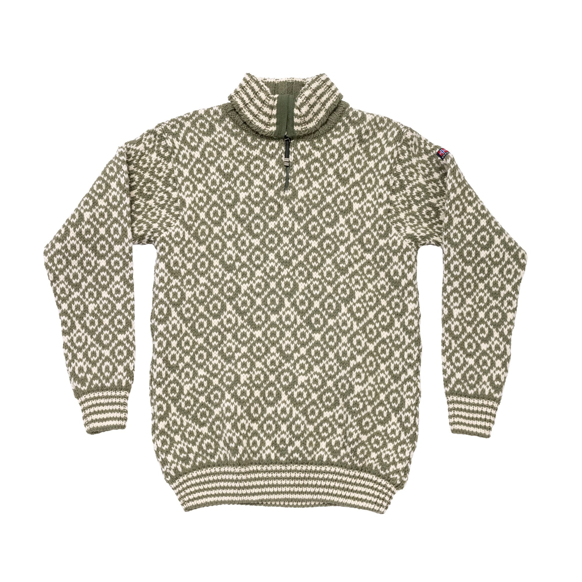  SVALBARD WOOL ZIP NECK